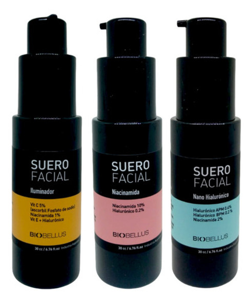 Suero Niacinamida Hialuronico Iluminador Biobellus + Toalla 1 Suero Niacinamida Hialuronico Iluminador Biobellus + Toalla 1