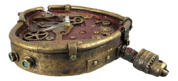 Steampunk Reloj De Pared Corazón Cupido Perforadas Engranaje 1 Steampunk Reloj De Pared Corazón Cupido Perforadas Engranaje 1