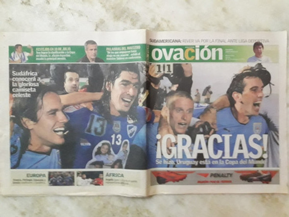 Suplemento Ovacion,clasificacion A Sudafrica 1