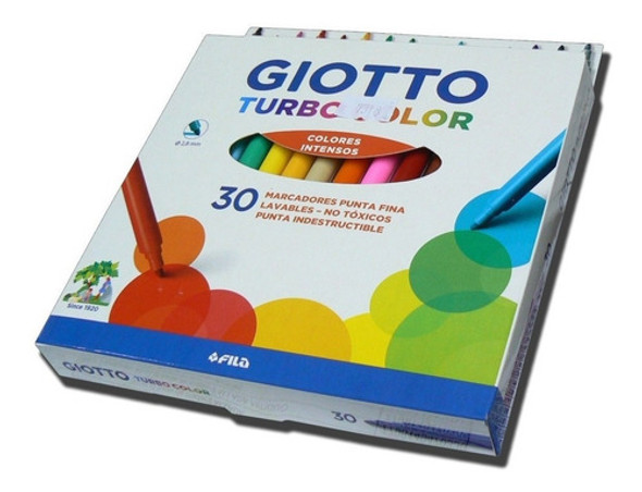 Marcadores Giotto X 30 Colores Turbo Color 0