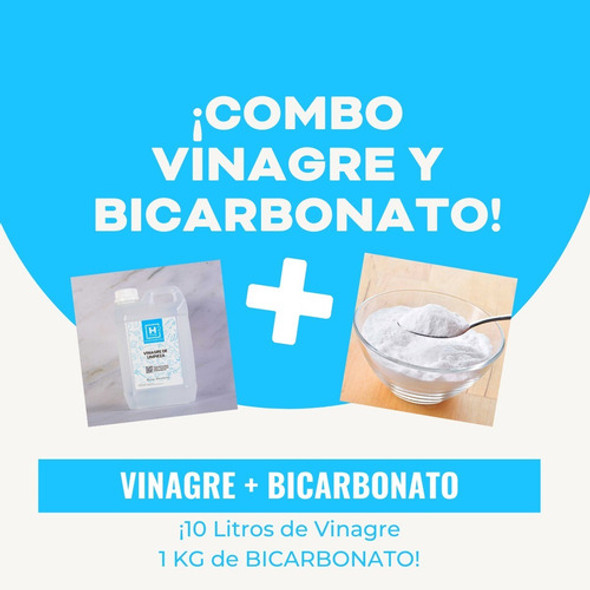 Combo 10 Litros Vinagre Limpieza Y 1kg Bicarbonato 1 Combo 10 Litros Vinagre Limpieza Y 1kg Bicarbonato 1