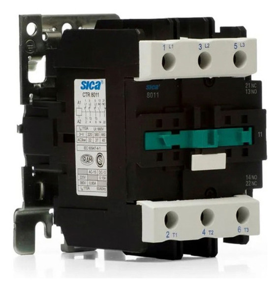 Contactor 32a  1na 380v Ctr-3210 Sica Electro Medina 0