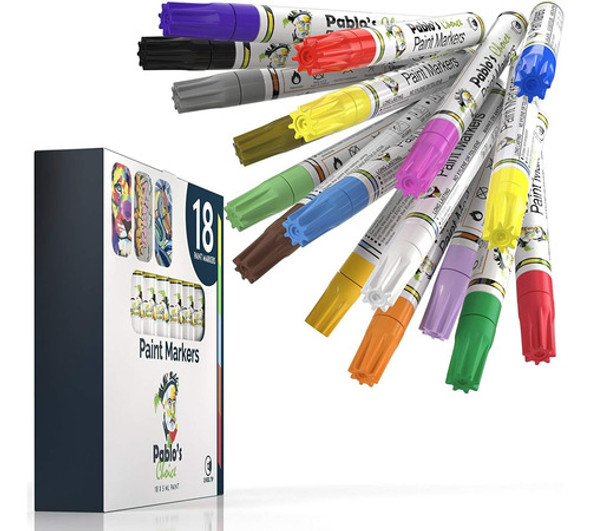 Marcadores Pintura Rotuladores Permanentes A Base De Aceite 0