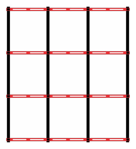 Cuadrilátero Coordinación Entrenamiento 3 X 3 | Favio Sport 0