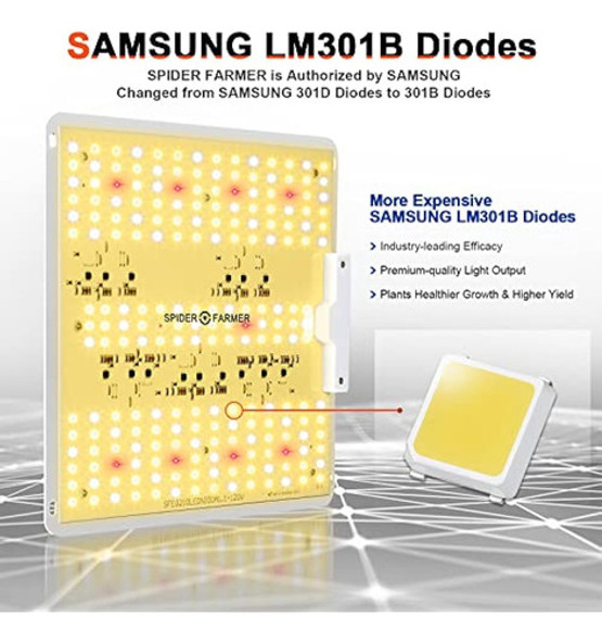 2022 Actualización Diodo Spider Farmer Sf1000d Led Grow Ligh 1