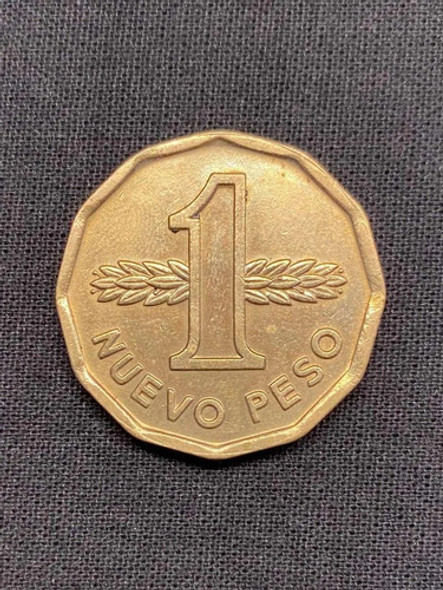 Uruguay 1 Nuevo Peso 1976 Km 69 Moneda Bronce Artigas Kj 1 Uruguay 1 Nuevo Peso 1976 Km 69 Moneda Bronce Artigas Kj 1
