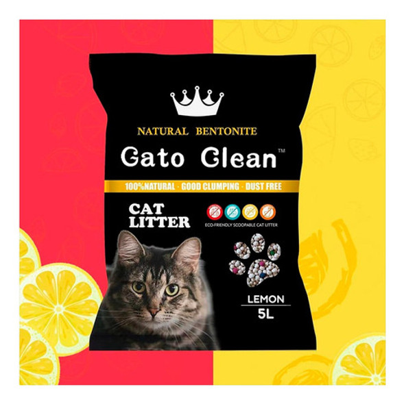 Arena Aglomerante Para Gatos 21,6kg Aroma Limón 1 Arena Aglomerante Para Gatos 21,6kg Aroma Limón 1