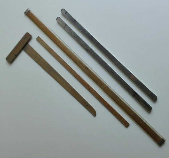 Herramientas Metro Madera Escuadra Costura Textil Telas 0