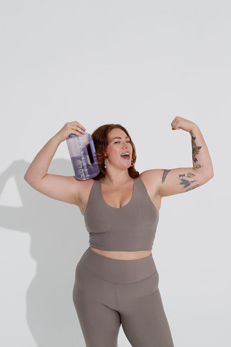 Botella De Agua De 19 Litros Violeta Tropical Con Asa Portát 1