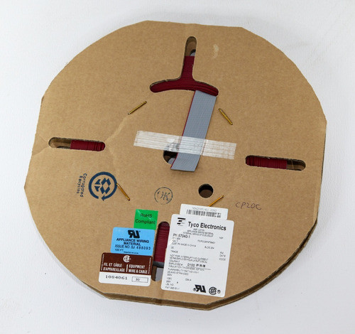 Cable Plano 20 Conductores Via Gris 28 Awg 300v X Metro Htec 1