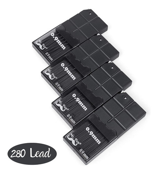Minas De Repuesto Para Lapiz Mecanico 0.9 Mm X280 Unidades 1 Minas De Repuesto Para Lapiz Mecanico 0.9 Mm X280 Unidades 1
