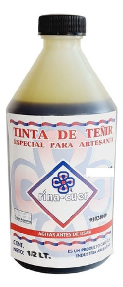 Tinta Especial Para Artesanías Rina Cuer X 1/2 Litro 0 Tinta Especial Para Artesanías Rina Cuer X 1/2 Litro 0