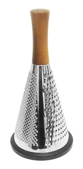 Rallador De Queso Acero Inox Con Mango De Madera - La Aldea 1 Rallador De Queso Acero Inox Con Mango De Madera - La Aldea 1