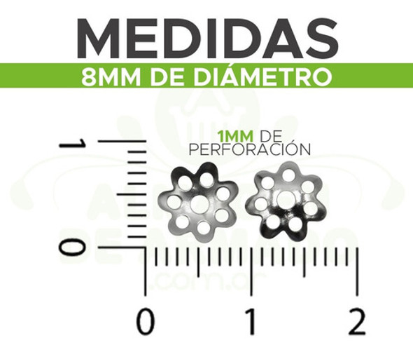 500u Calotas Mini Flor De 8mm Bijouterie Manualidades Deco 1 500u Calotas Mini Flor De 8mm Bijouterie Manualidades Deco 1
