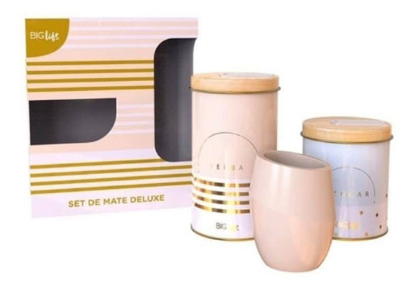 Kit Set De Mate Deluxe Clasica Yerbera Azucarera Mate 0