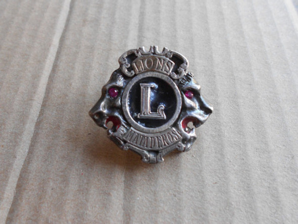 Pin Antiguo Del Club De Leones De Mataderos - Sello 925 0 Pin Antiguo Del Club De Leones De Mataderos - Sello 925 0