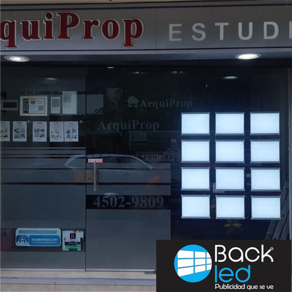 Paneles Led 12 A4h 3 X 4 Cartelera Inmobiliaria. Exhibidor 1