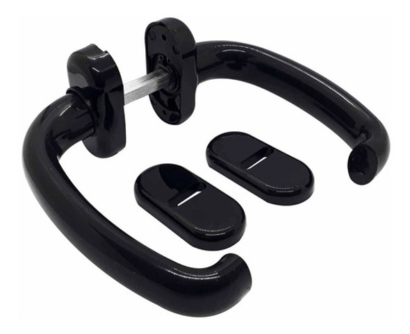 Manija Picaporte Plástico Negro Milenio Selfix 128 1