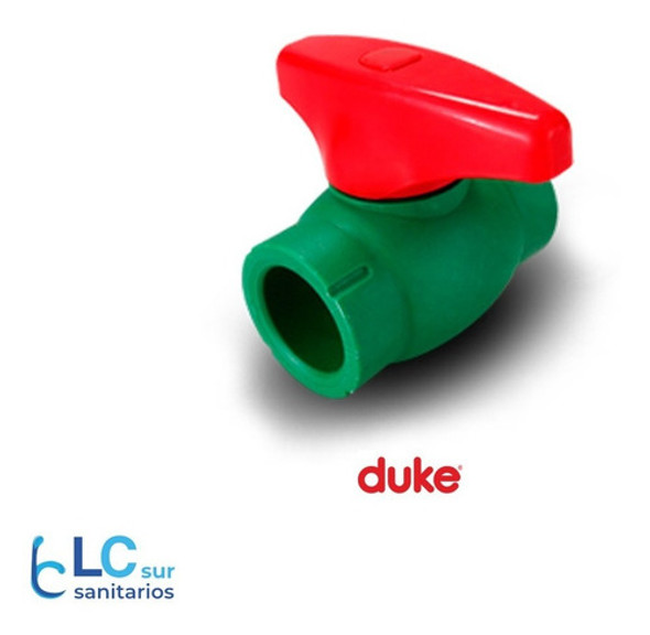 Valvula Esferica Fusion 20 Mm Duke Llave Paso Agua 1 Valvula Esferica Fusion 20 Mm Duke Llave Paso Agua 1