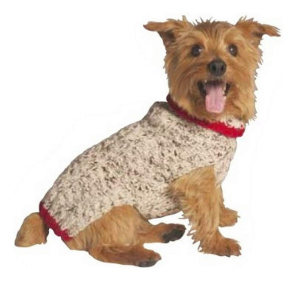 Chilly Perro Avena Sueter Para Perro Con Ribete De Color Ro 0