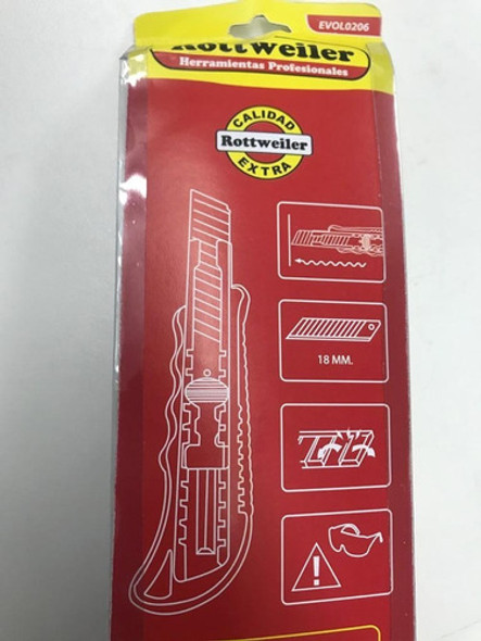 Cutter 18mm Reforzado Rottweiller 1 Cutter 18mm Reforzado Rottweiller 1