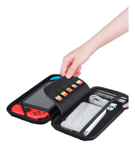 Kit Funda + Vidrio + Full Accesorios Nintendo Switch Oms 0