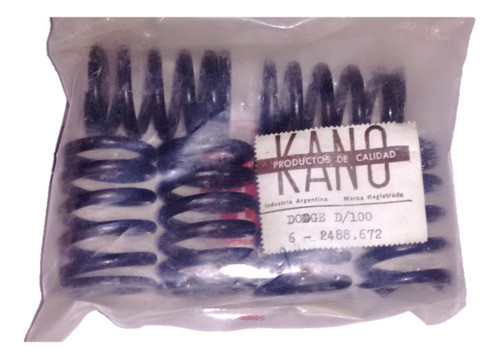 Resorte Valvula (6 Unidades) Pick-up Dodge D100 Marca Kano 0