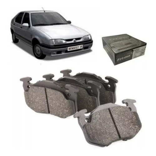 Pastillas Compatibles  Renault 19 Clio 93/94 Trasera 0