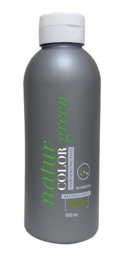 Shampoo Neutralizante Para Cabellos Grises Natur Color Green 0