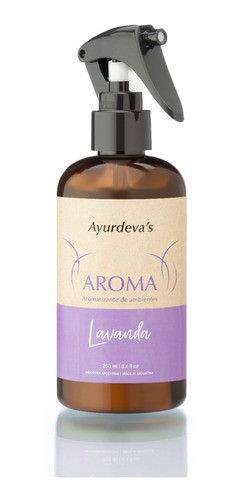 Aromatizador Ambientes Ayurdeva's C/ Aceite Esencial Lavanda 0