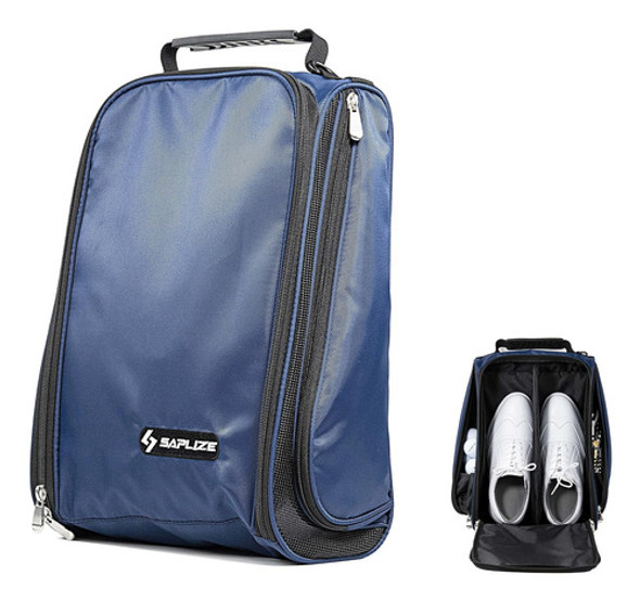 Bolsa De Zapatos De Golf Azul Oscuro Hasta Talla 14 0