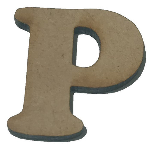 Apliques Mdf 10 Letras  P  Para Decoraciones 0