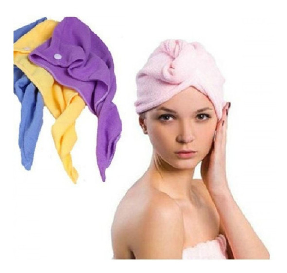 Gorra Turbante Toalla Para Cabeza Salida De Baño Absorbente 0 Gorra Turbante Toalla Para Cabeza Salida De Baño Absorbente 0