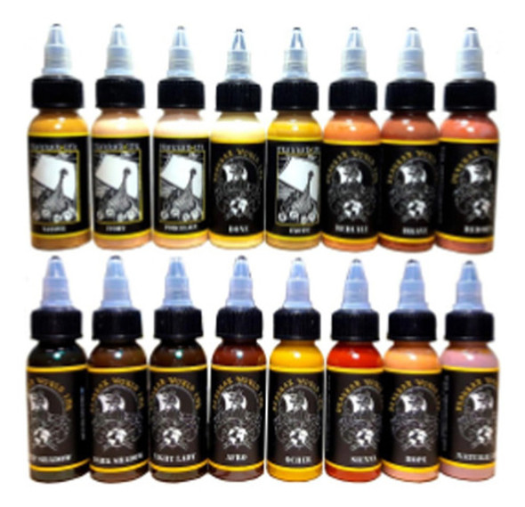 Tinta Drakkar Set Tonos Realismo X16u | 1oz 0 Tinta Drakkar Set Tonos Realismo X16u | 1oz 0