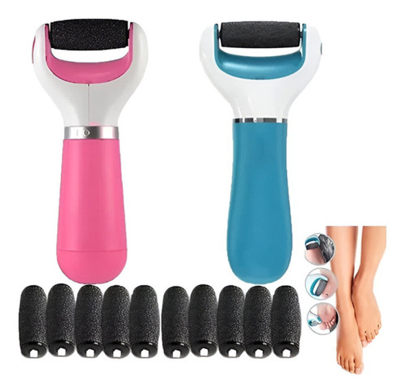 Exfoliador Para Pies Usb Inalambrico + 10 Repuestos 0