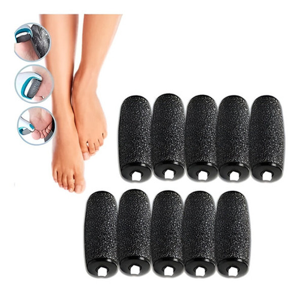 Exfoliador Para Pies Usb Inalambrico + 10 Repuestos 1