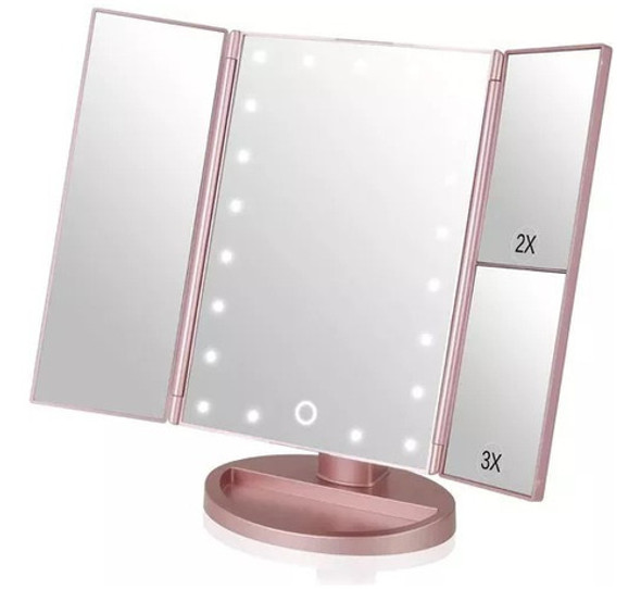 Espejo Maquillaje Con Luces Led + Aumento  22 + 3 Aumentos 0 Espejo Maquillaje Con Luces Led + Aumento  22 + 3 Aumentos 0