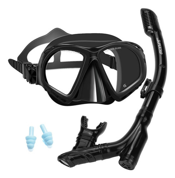 Supertrip Snorkel Set Adultos-anti-fog Film Scuba Snorkeling 0