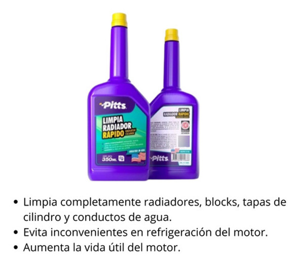 Limpia Radiador Rápido Tapa De Cilindro Pitts 350ml 1