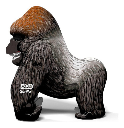 Eugy Gorilla 3d Puzzle, 32 Piezas Ecológicas Rompecabezas De 1
