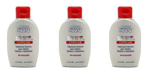 Mary Bosques Rescate Capilar Sin Enjuage  60 G X 3 Unidades 0