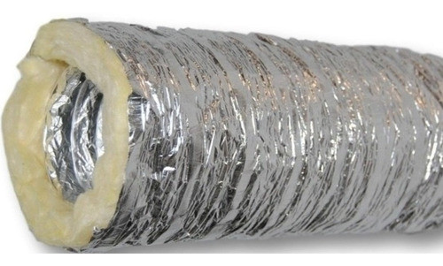 Conducto/ducto Flexibl Metalico Aislado 6 Pulgadas 7,6 Mts 1