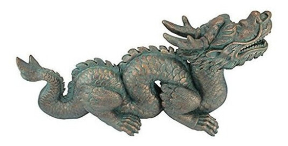 Diseño Toscano Dragón Asiático De La Gran Muralla Estatua Ve 0 Diseño Toscano Dragón Asiático De La Gran Muralla Estatua Ve 0