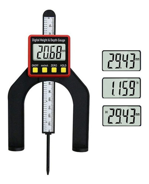 Calibre Medidor De Profundidad Digital 80 Mm Profesional S. 0 Calibre Medidor De Profundidad Digital 80 Mm Profesional S. 0