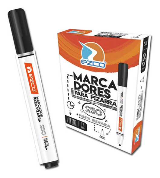 Marcador Para Pizarra Blanca Ezco Nº 250 Caja X 12 Unidades. 0 Marcador Para Pizarra Blanca Ezco Nº 250 Caja X 12 Unidades. 0