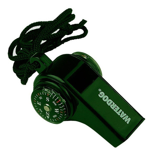 Silbato De Emergencia , Brújula Y Termómetro Waterdog 3 En 1 0
