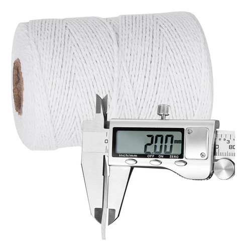 Cuerda Gruesa De Algodon Butchers Twine - 656 Pies 2mm 1