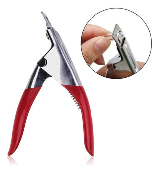 Corta Tips Alicate Profesional Manicuria Uñas Esculpidas 0