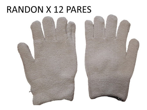 Guante Tejido Terrycloth Temperatura Y Corte 0