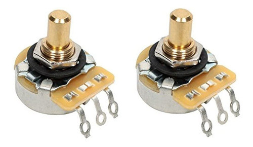 Par 2 X Cts 450 G Series 250 K Potenciómetros Sólidos Cortos 0